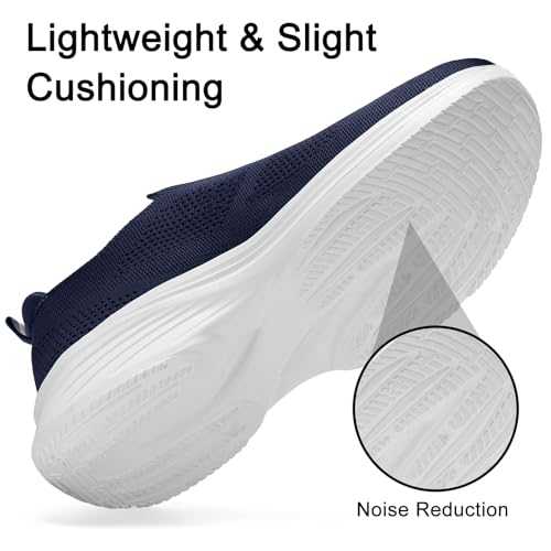 Mens Slip On Walking Shoes Lightweight Tennis Shoes Gym Running Sneakers for Sports and Outdoor Activities4