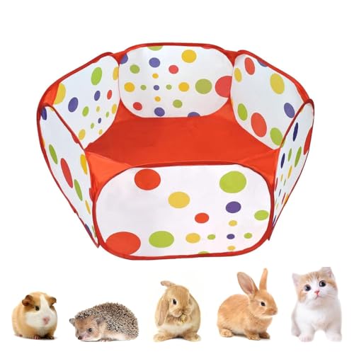 Hamster Playpen Pop Up Play Pen Small Animal Playpen Guinea Pig Run Hamster Play Pen Hamster Run Hamster Playpen for Guinea Pig Rabbits Chinchillas Hedgehogs