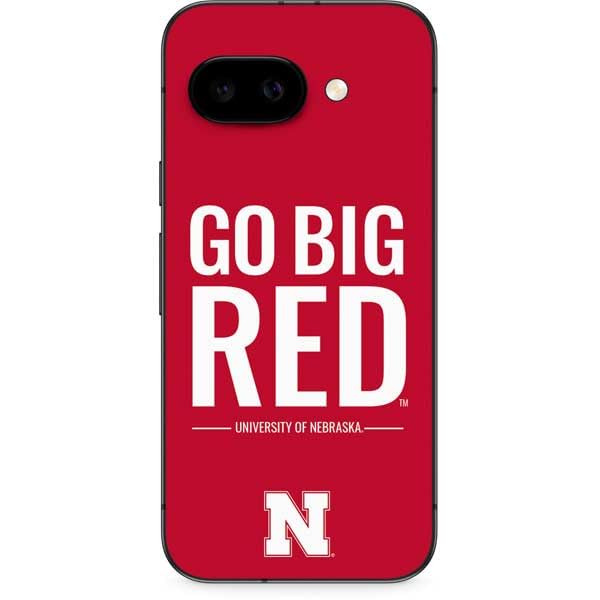 Skinit Decal Phone Skin Compatible with Google Pixel 9a - Officially Licensed University of Nebraska Go Big Red Design