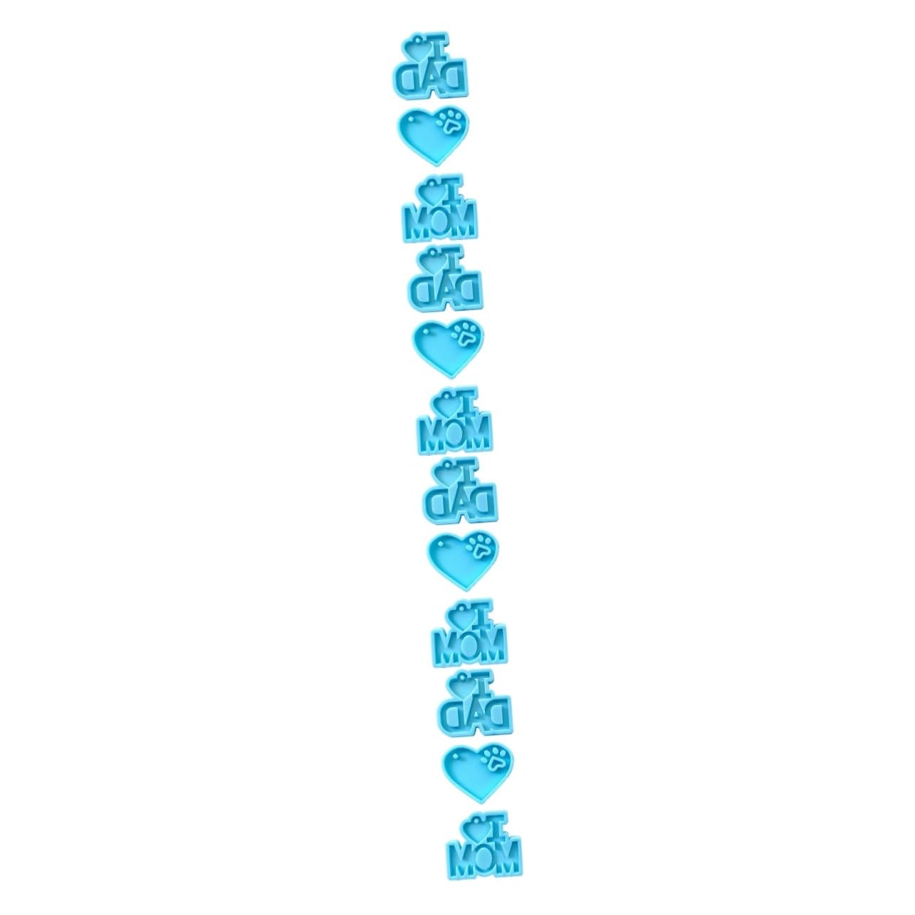 jojofuny 4 Set Stampo Portachiavi Natale Per Natale Adorn Chiave Stampo Per Fusione Ciondolo Portachiavi Per Ciondoli Fatti A Mano Gel Di Silice Pezzi*4