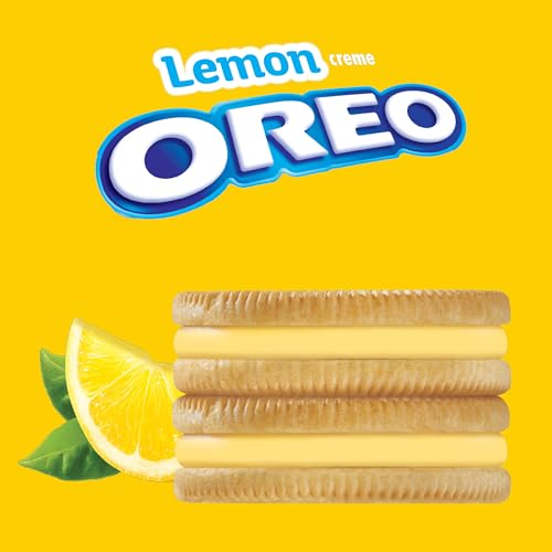 Image of OREO Lemon Creme Sandwich Cookies, Party Size, 26.7 oz