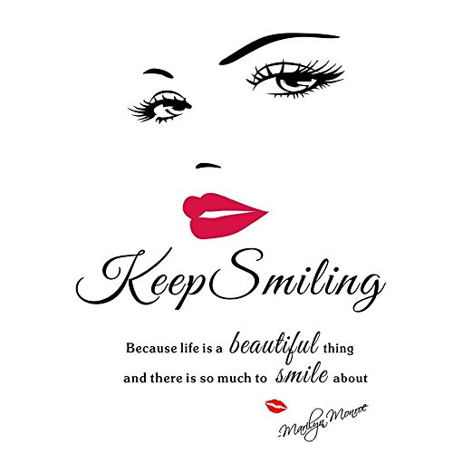 ZMOCEN 2 Pack Home Wall Stickers Decor Bedroom Living Room Couch TV Background Funny Sticker Removable Vinyl Art Mural Decals for Girls Boys Kids