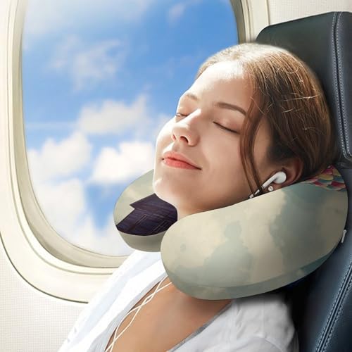 Almohada en U espuma viscoelástica tamaño único miniatura 3