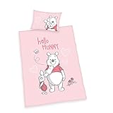 Die ideale Geschenkidee für jeden Anlass: Atmungsaktive Bettwäsche mit niedlichem Winnie-Puuh-Wendemotiv für Fans des Honig liebenden Bären