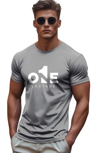 Image of LEOTUDE Men's Half Sleeve Regular Fit Tshirt | Tshirt for man