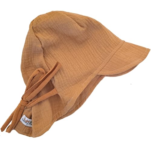Fuchs & Kiwi Baby Sommerhut Musselin – UV-Schutz 50+ & atmungsaktiv –...