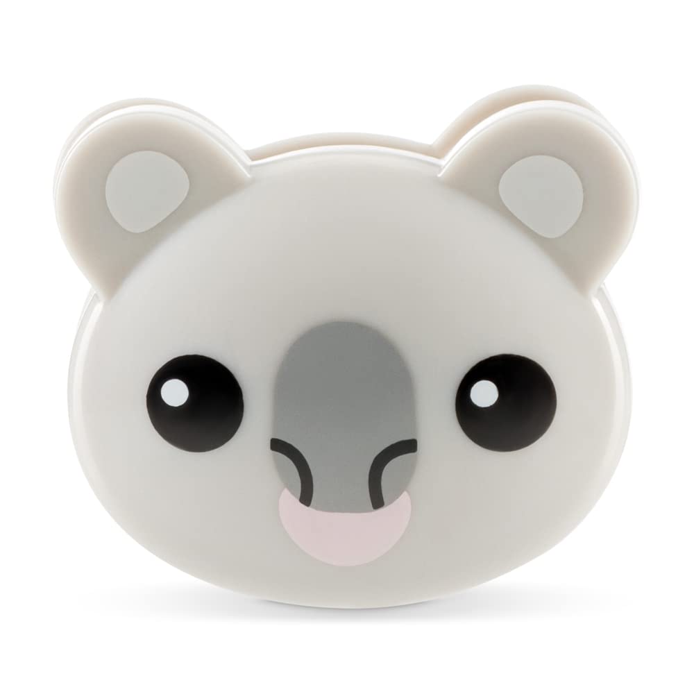 Kikkerland Grey - Set Of 6 Koala Shaped Bags Clips