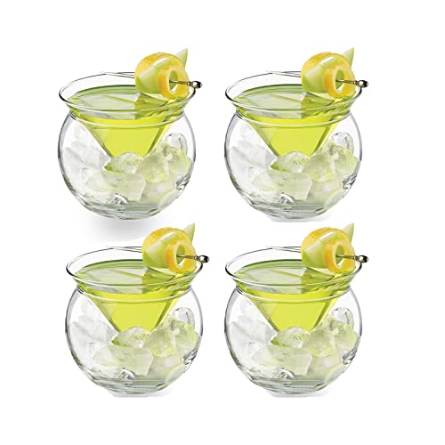 Bicchieri eleganti per cocktail party: Set da bar per bicchieri Assaggia le tue bevande esotiche e tropicali preferite in questi bicchieri sgargianti, o stupire esteticamente i tuoi ospiti quando servi loro un drink al tuo prossimo incontro o evento. Ottimo per bevande alcoliche e analcoliche.