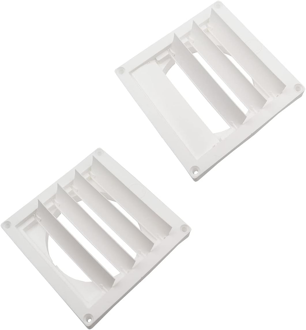 Supplying Demand 60603 Clothes Dryer Louver Vent Hood Replacement White : Appliances