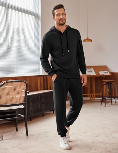 COOFANDY Men's Tracksuit 2 Piece Hooded Athletic Sweatsuits Casual Running Jogging Sport Suit Sets2