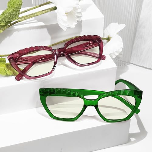 Image of Eyekepper 5-pack Reading Glasses Blue Light Blocking Women Stylish Readers