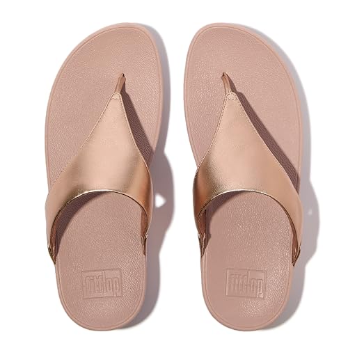 Image of FitFlop Women's Lulu Leather Toe-Post Thong Sandals
