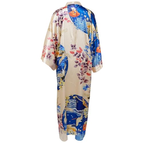 Kimono pour femme longueur ras du sol fluide pour ne plus avoir chaud en robe d'été