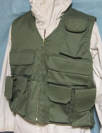 ＰＭＣベストＪＰモデルＯＤ（サイズF）（自衛隊用V/Cリップストップ生地製） 41QfKuWZUgL._UY1000_.jpg