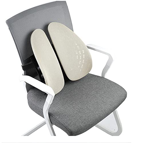 Coussin de dos pour chaise de bureau et voiture marron