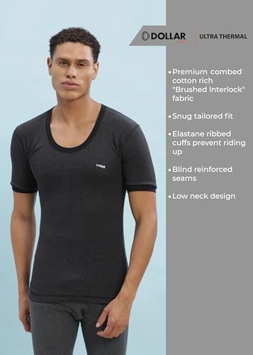 Image of Dollar Ultra Thermal Round Neck Half Sleeve Top for Men