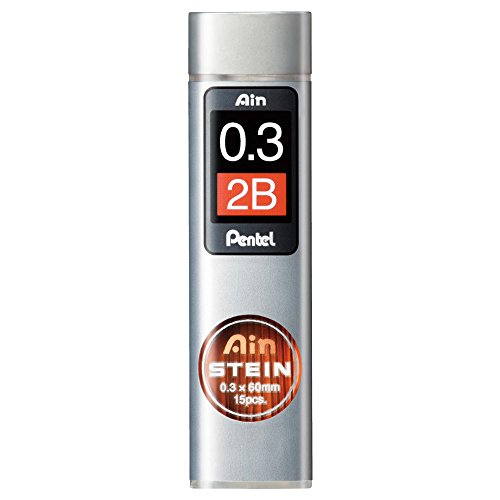 Pentel AinStein Mechanical Pencil Leads 0.3 2B