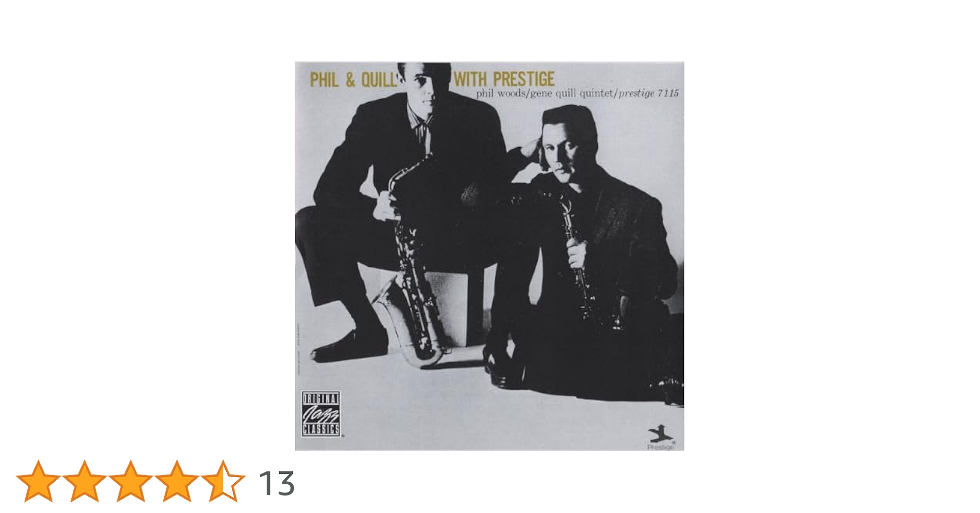 Amazon.co.jp: Phil & Quill With Prestige: ミュージック