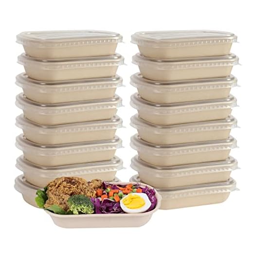 JAYEEY 17OZ Disposable bowls with lids, Bamboo Fiber Biodegradable Paper Bowls take away food containers meal prep food storage deli container Eco-friendly Microwave & Freezer Safe 50 PACK