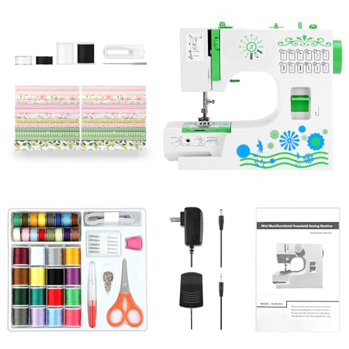 Mini Sewing Machine for Beginners with Sewing Kit & 28-Piece