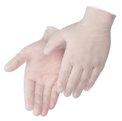 Liberty 2910W Vinyl Industrial Glove, Powder Free, Disposable, 5 mil Thickness, Large (Box of 100)