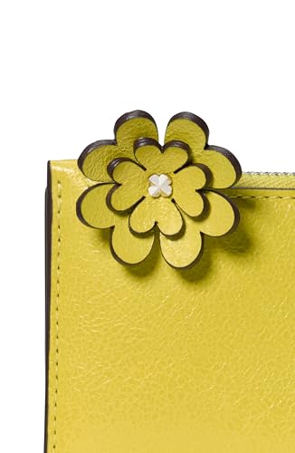 Image of kate spade new york Devin I Love You Script Embossed Leather Small Slim Bifold Wallet