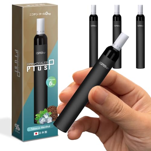 iSmoke Cigaless Plus dq^oR ^[ jR`0 VAPE xCv dq^oR ĝ V[V ^ X^[^[Lbg { (d 6mg, ^oR\[ 3{)