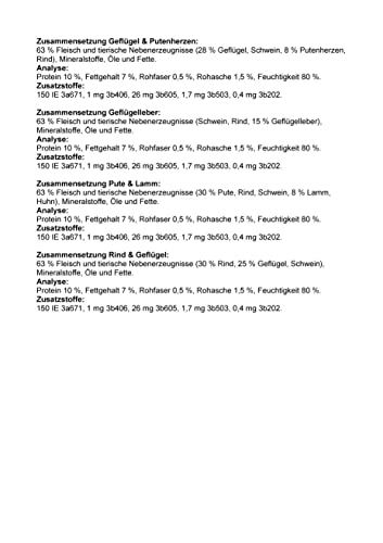 Animonda vom Feinsten Junior Mix 150g / zu je 11 oder 22 Schalen erhältlich/alle 3 Sorten/Hundefutter - Nassfutter für Junge Hunde (11)