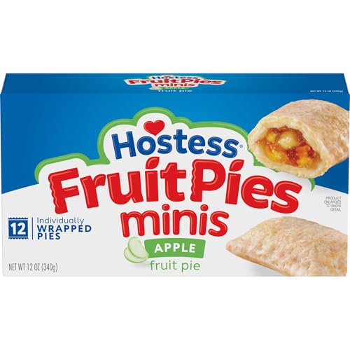 Hostess Fruit Pies with Apple Flavored Filling, 12 Oz. Box (12 Count)