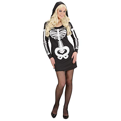 Ladies Glam Skeleton Girl Costume Large UK 14-16 for Halloween Fancy Dress, Multi-coloured, 42 - Image 4