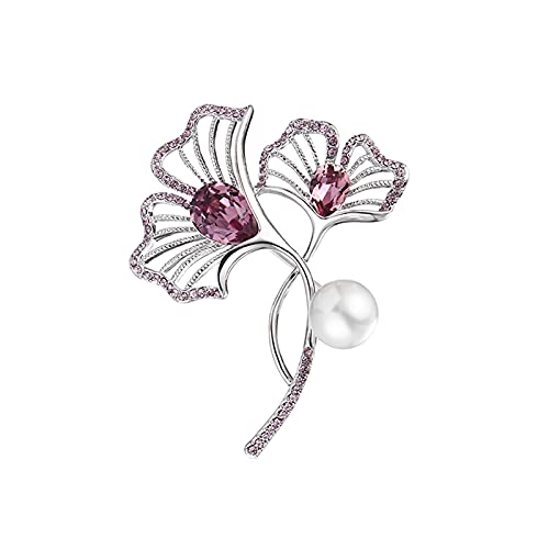 Broche de cristal élégante pour ajuster un col de chemise au bureau
