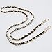 SUPXINJIA Purse Chain Strap with Leather Metal Chain Replacement for Shoulder，Crossbody Bag 51 inches（Gold）