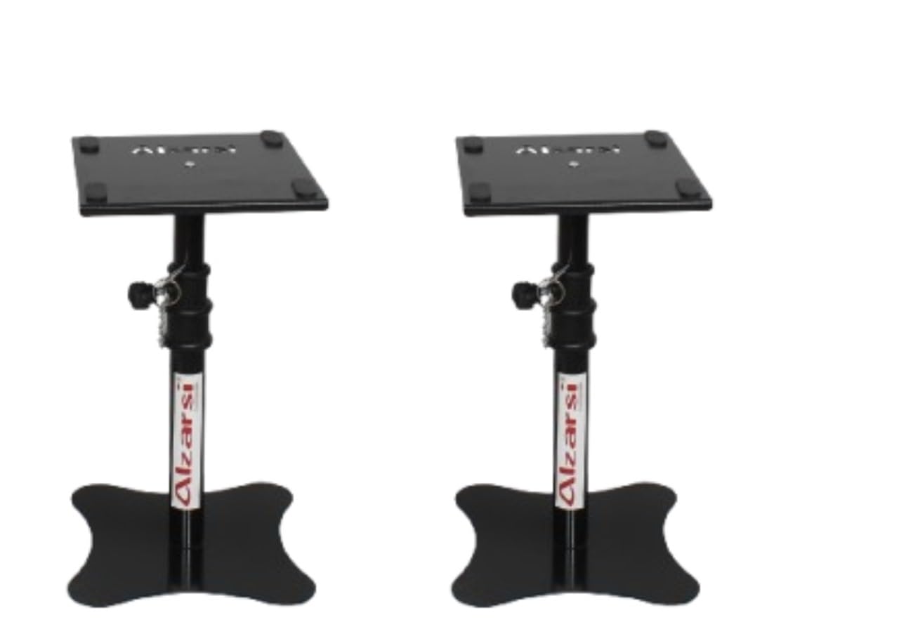 Nilapro -Set of 2 Desktop Studio Monitor Speaker Stands Bookshelf Speaker Stands-picture-20