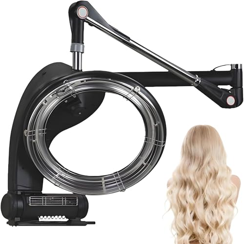 1200W Professional Hair Dryer Salon Colour Processor Styling Hood Wall-Mounted Hair Steamer Accelerator for Home Salon Hair Care