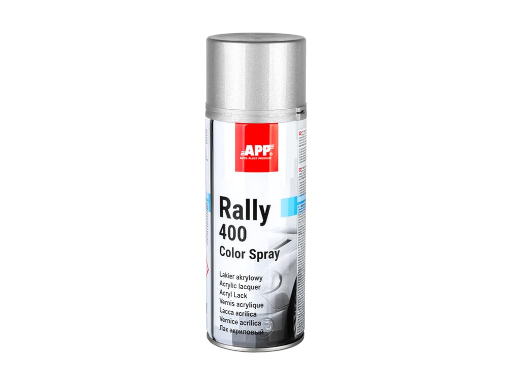 APP Rally 400 Color Spray - Barniz spray transparente brillante para coche, madera, metal | Incoloro brillante para todo tipo de superficies, alta cobertura | 400 ml — view 9