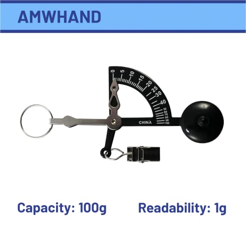 American Weigh Scales Manual Letter Postage Or Kitchen Scale 100G X 1G, Mechanical Scale (Black), Amwhand-Blk #TOP3