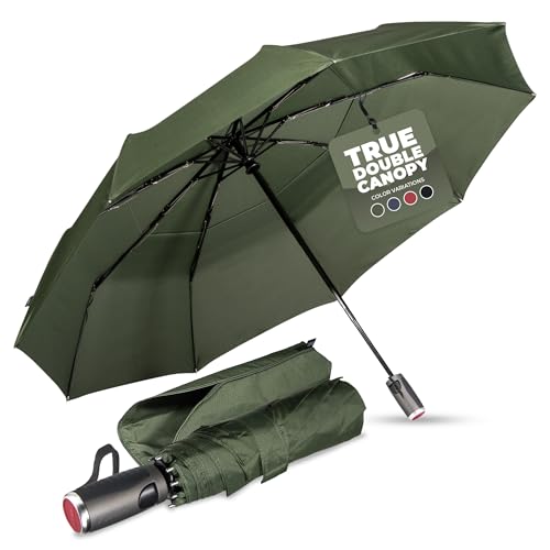 LifeTek Premium Travel Umbrella - Windproof & Compact for Men & W...