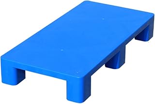 Plastic Pallets, HDPE Moisture-Proof Floor Pallets for Supermarket Kitchen Warehouse, Safety Storage Pads for Other Industrial Environments (Color : Blue, Size : 80x40x12cm/2.62x1.31x0.39ft)