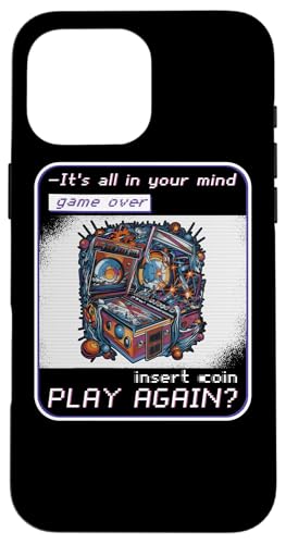 Pinball Arcade Juego pinball divertidos Máquina de pinball Carcasa para iPhone 16 Pro Max