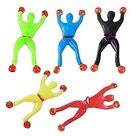 Webbee Craft Sticky Wall Climbing Spider-Man Toy (Multi-Color) (Set of 10) (B09BLDXK2R) Amazon Price History, Amazon Price Tracker