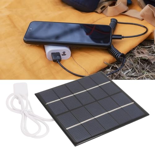 Carregador de Painel Solar Portátil de Painel Solar de 1,2 W 5 V para Banco de Energia de Telefone B