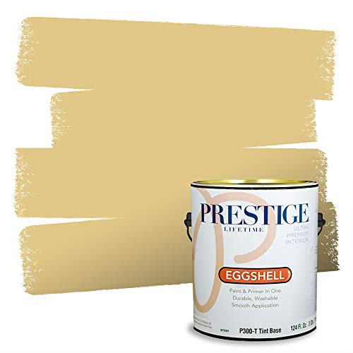 PRESTIGE Paints Interior Paint and Primer In One, 1-Gallon, Eggshell, Comparable Match of Benjamin Moore* Da Vinci'S Canvas*