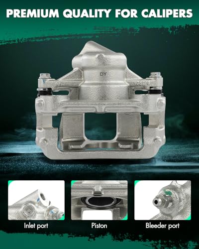 Image of SCITOO 18B5066 18B5067 Rear Left & Right Disc Brake Calipers Assembly w /Bracket for Dodge for Sprinter 2500,for Freightliner for Sprinter 2500,for Mercedes-Benz for Sprinter /for Sprinter 2500
