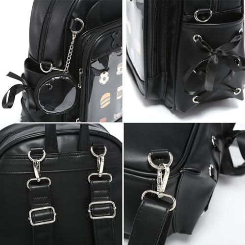Image of CHERRY SAUCE Devil Halloween Ita Backpack Crossbody Purse For Gothic Anime