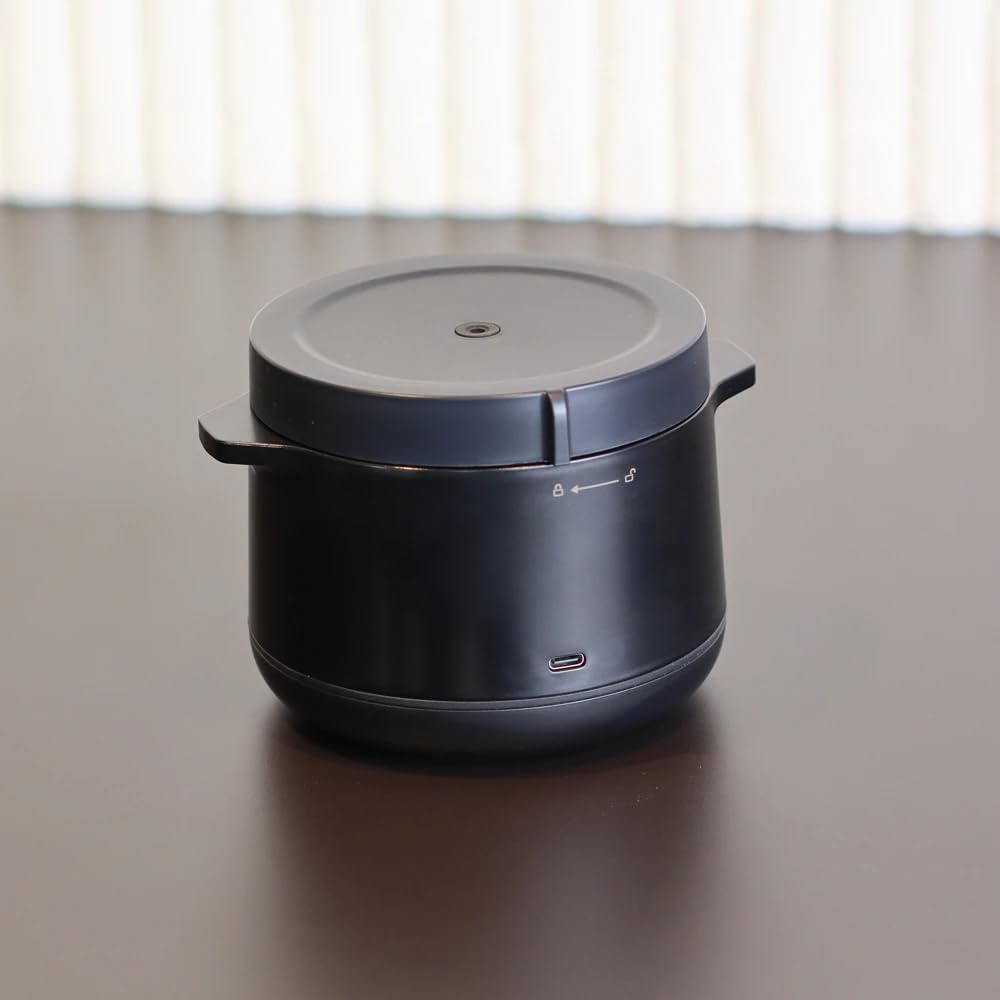 LIINI 1.0 PRO Breiwärmer schwarz - Akku Babybreiwärmer, 50W Heizleistung, USB-C, BPA-frei