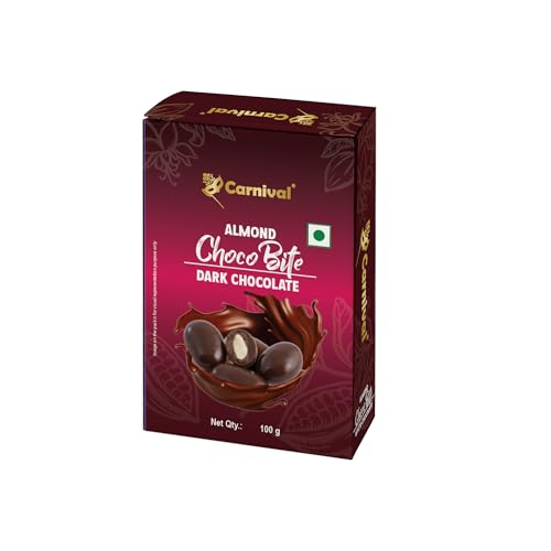 Image of Carnival Chocolate Coated Almonds Combo - Dark, Milk & White Chocolate | 3 x 100g | Crunchy Roasted Almonds Coated in Premium Chocolate | Assorted Gift Pack | Post-dinner sweet fix Guilt-Free Treat