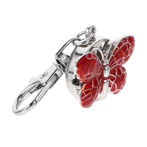 DEARMAMY 1 Pc Reloj De Bolsillo Reloj Medico Llavero Reloj Falso Clip En El Reloj Lindo Llavero Lindos Llaveros Llavero De Diamantes De Imitación Anillos del Ombligo Mujer