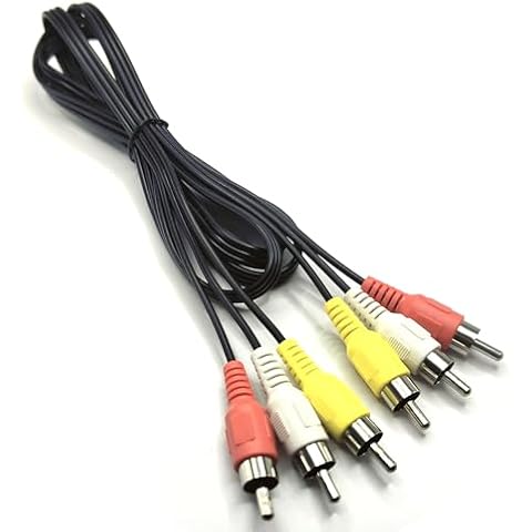 3 RCA Cable Audio Video Composite Cable Cover