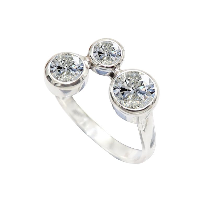 Bague plaquée argent avec pierre JSR-1126AA pour hommes et femmes, toutes tailles