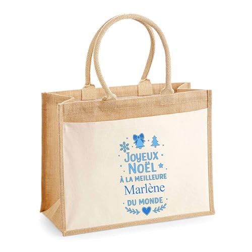 Sac Joyeux Noël Marlène cadeau humour insolite finition soignée